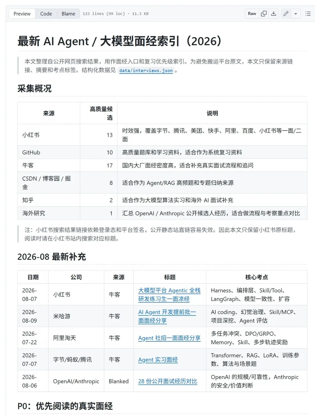 16 周学习路线仓库 · 进阶面试题